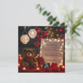 little Valentine Pregnancy Announcement Card 案内状 (スタンド正面)