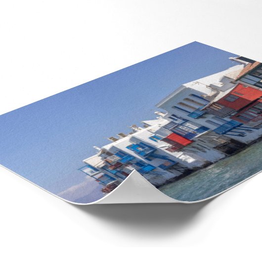 Little Venice in Mykonos ポスター (角)