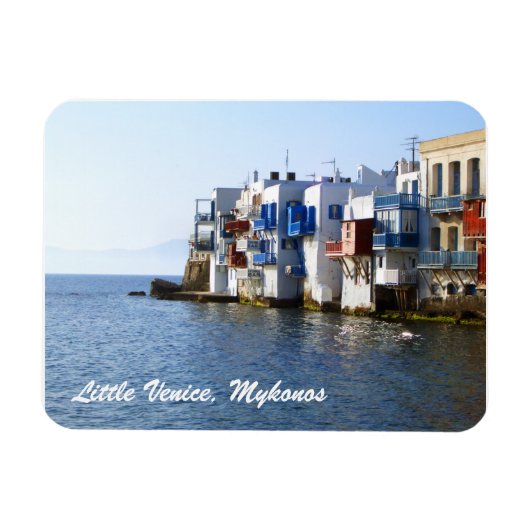 Little Venice Mykonos 3"x4"マグネット マグネット (横)