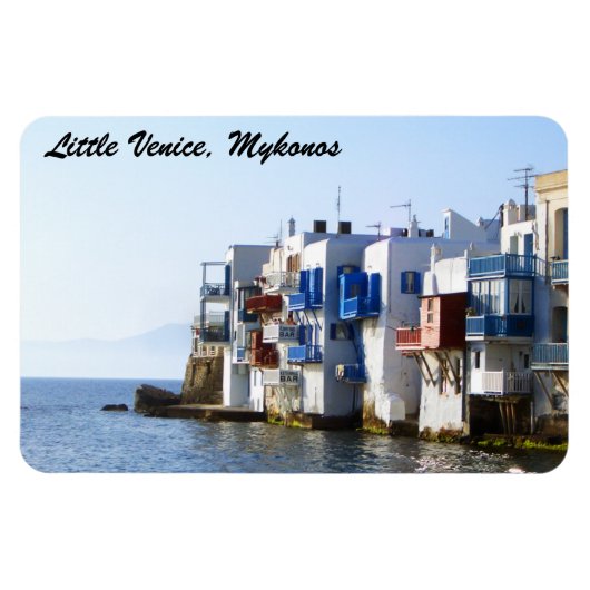 Little Venice Mykonos 4"x6"マグネット マグネット (横)