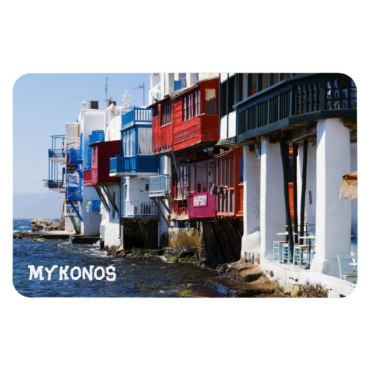Little Venice Mykonos 4"x6"マグネット マグネット (横)