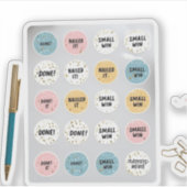 Little Victores」ステッカー：毎日祝のW シール (正面)