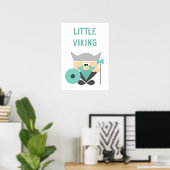 Little Viking Wall Art ポスター (ホームオフィス)