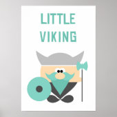 Little Viking Wall Art ポスター (正面)
