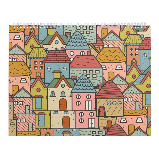 Little Village Town Houses  カレンダー (カバー)