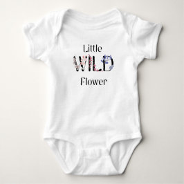 Little wild flower- baby name  ベビーボディスーツ