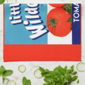 Little Wildcat Tomattomates crateラベル キッチンタオル (折り畳み)