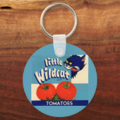 Little Wildcat Tomattomates crateラベル キーホルダー (正面)