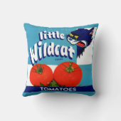Little Wildcat Tomattomates crateラベル クッション (裏面)