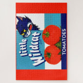 Little Wildcat Tomattomates crateラベル ジグソーパズル (縦)