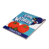 Little Wildcat Tomattomates crateラベル タイル (側面)