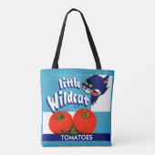 Little Wildcat Tomattomates crateラベル トートバッグ (裏面)