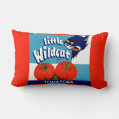Little Wildcat Tomattomates crateラベル ランバークッション (裏面)