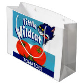 Little Wildcat Tomattomates crateラベル ラージペーパーバッグ (裏面アングル)