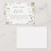 Little Wildflower Baby Shower Enclosureカード エンクロージャーカード (正面/裏面)