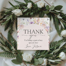 Little Wildflower Birthday Favor Tags フェイバータグ