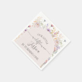 Little Wildflower Birthday Paper Napkins スタンダードカクテルナプキン (角)