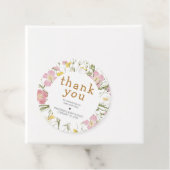 Little Wildflower Boho Baby Shower フェイバータグ (インサイチュ)