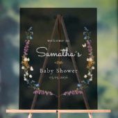 Little Wildflower Boho Dream - Baby Shower  アクリルサイン (ニュートラル)