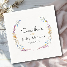 Little Wildflower Boho Dream - Baby Shower スタンダードカクテルナプキン