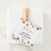 Little Wildflower Girl Baby Showerありがとう フェイバータグ (インサイチュ)