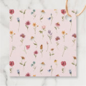 Little Wildflower Girl Baby Showerありがとう フェイバータグ (裏面)