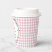 Little Wildflower Is On Her Way - Baby Shower 紙コップ (裏面)