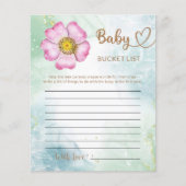 Little Wildflower Is On The Way Bucket List (正面)