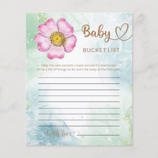 Little Wildflower Is On The Way Bucket List (正面)