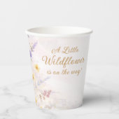 Little Wildflower Pastel Garden Spring Meadow 紙コップ (正面)