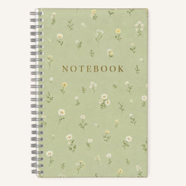 Little Wildflowers Notebook –  Dotted Journal ノートブック