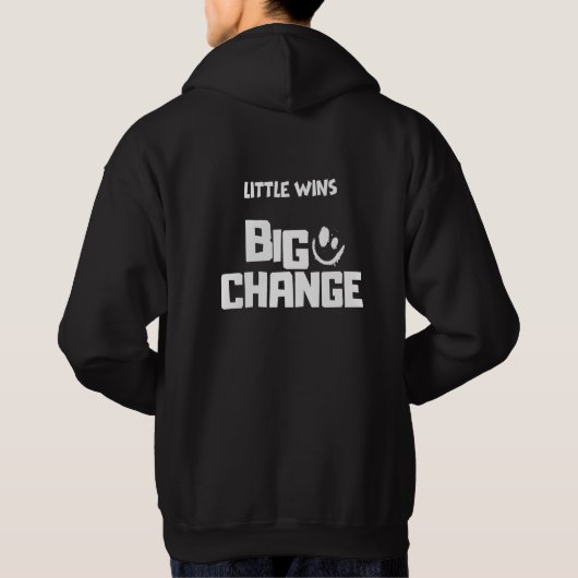 Little wins Big change パーカ (裏面)