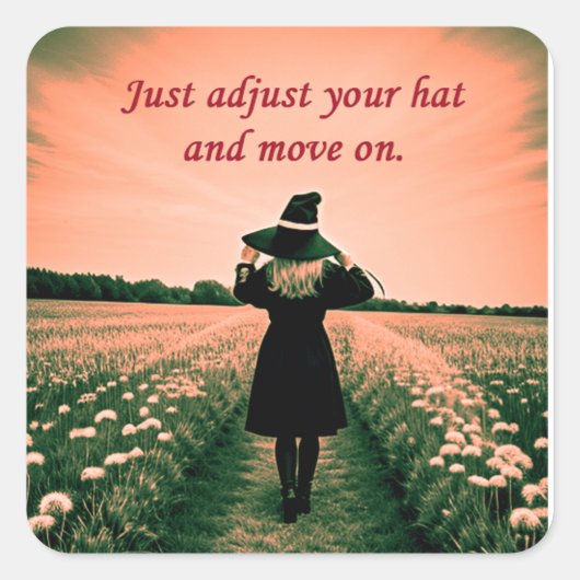 Little Witch スクエアシール (正面)