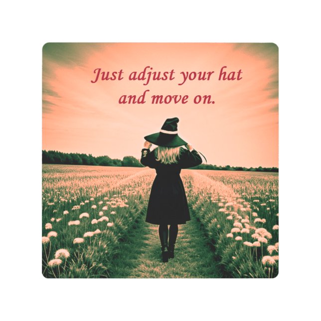 Little Witch メタルプリント (正面)