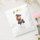 Little Witch & Cat | Halloween Girl Baby Shower フェイバーバッグ (封をした状態)