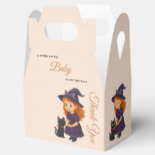 Little Witch & Cat | Halloween Girl Baby Shower フェイバーボックス (オープン)