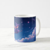 Little Witch Mug | 魔法の夜空のコーヒーカップ コーヒーマグカップ (正面右)