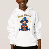 Little Wizard – Kids’ Halloween Hoodie (正面)