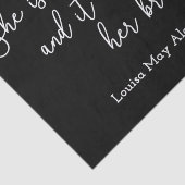 Little Women引用文II – 手書きスタイル 薄葉紙 (詳細)