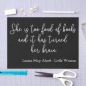 Little Women引用文II – 手書きスタイル 薄葉紙 (クラフト)