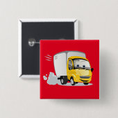 Little Yellow Cartoon Truck for Kids! 缶バッジ (正面&裏面)