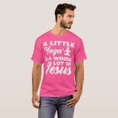 Little Yoga Lot Of Jesus Yogi God Meditation Chris Tシャツ (正面フル)