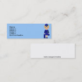 littleairhostess2、 スキニー名刺 (正面/裏面)