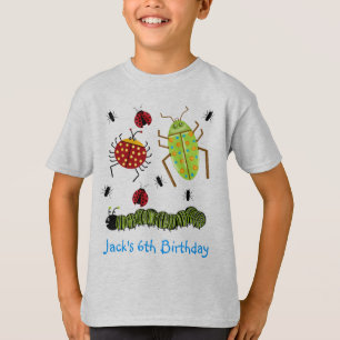 Littlebeaneは昆虫のてんとう虫の蟻の幼虫を煩わせます Tシャツ