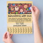 LittleGirlie子気にカスタムtear-sheet_金ゴールド チラシ (手)