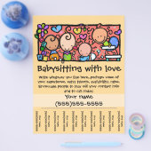 LittleGirlie子気にカスタムtear-sheet_金ゴールド チラシ (シングル)