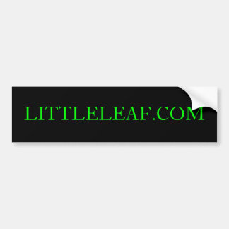 LITTLELEAF.COMのバンパーステッカー バンパーステッカー
