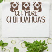 Littlesの声はより多くのチワワを得ます キッチンタオル (折り畳み)