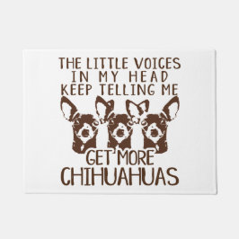 Littlesの声はより多くのチワワを得ます ドアマット