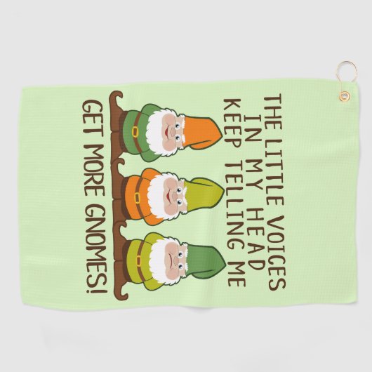 Littlesの声はより多くの格言を得ます ゴルフタオル (横)